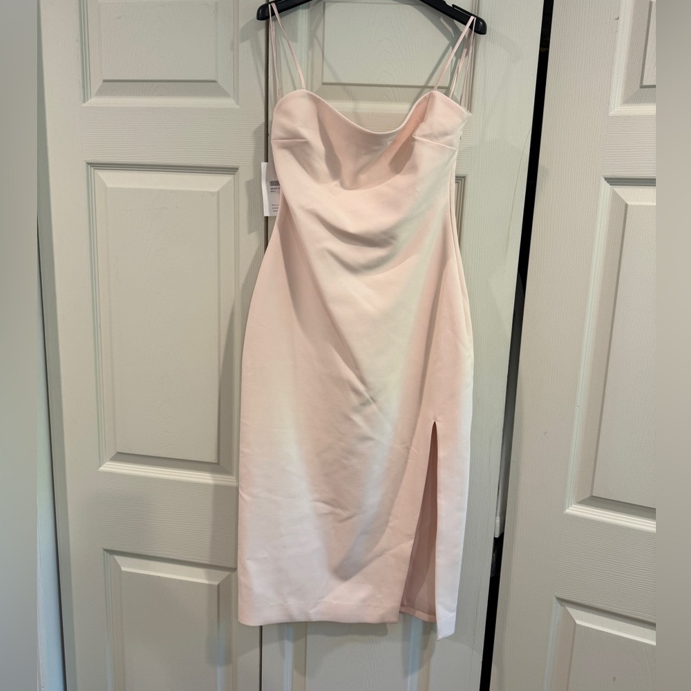 NWT Cinq a Sept light pink dress